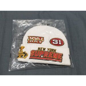 Supreme New Era Football Beanie (FW25) One Size BRAND NEW